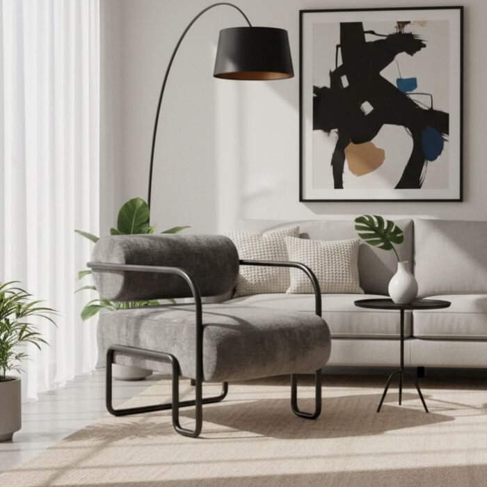 The Bouclé Accent Chair