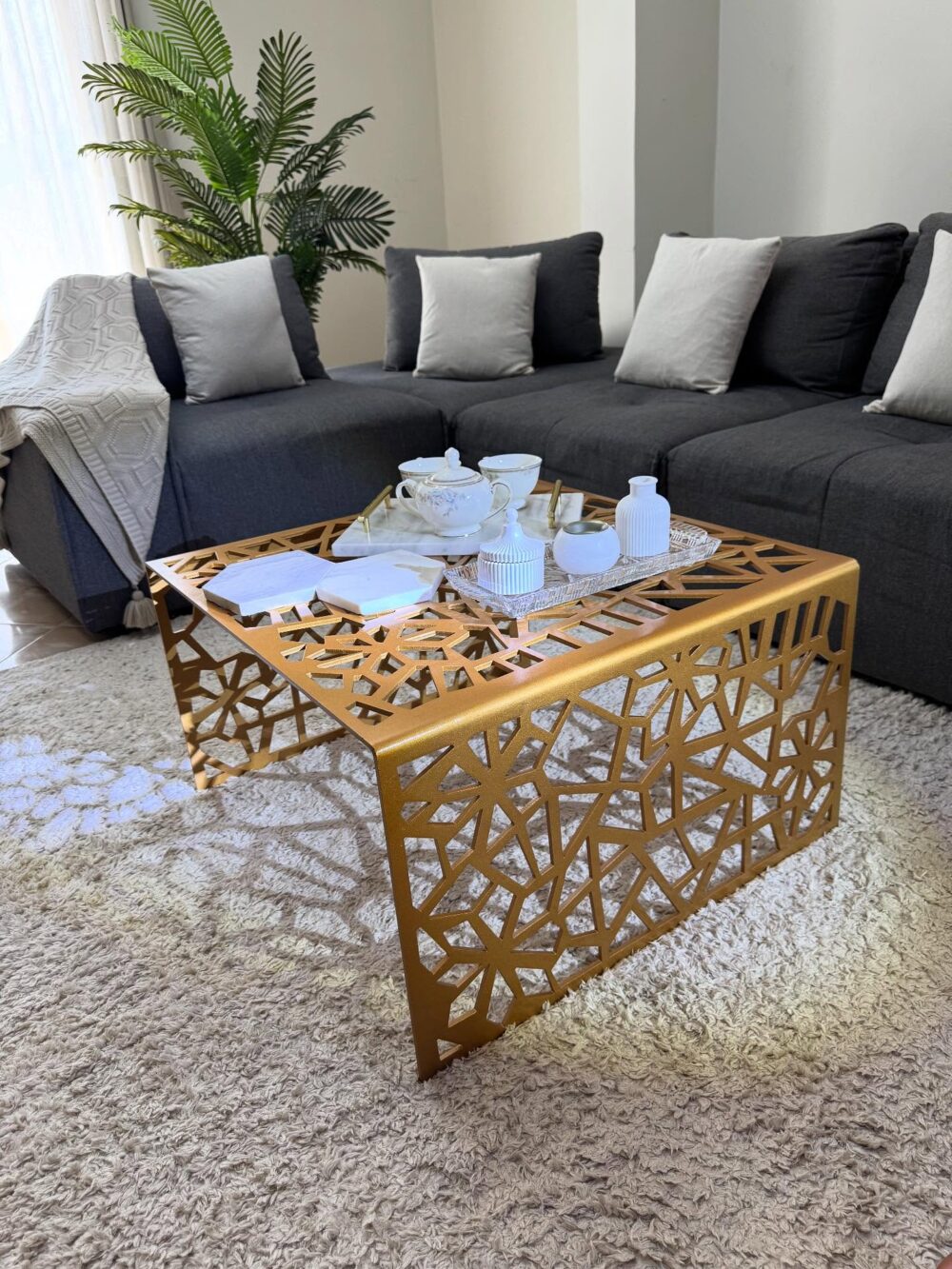 The mosaic table